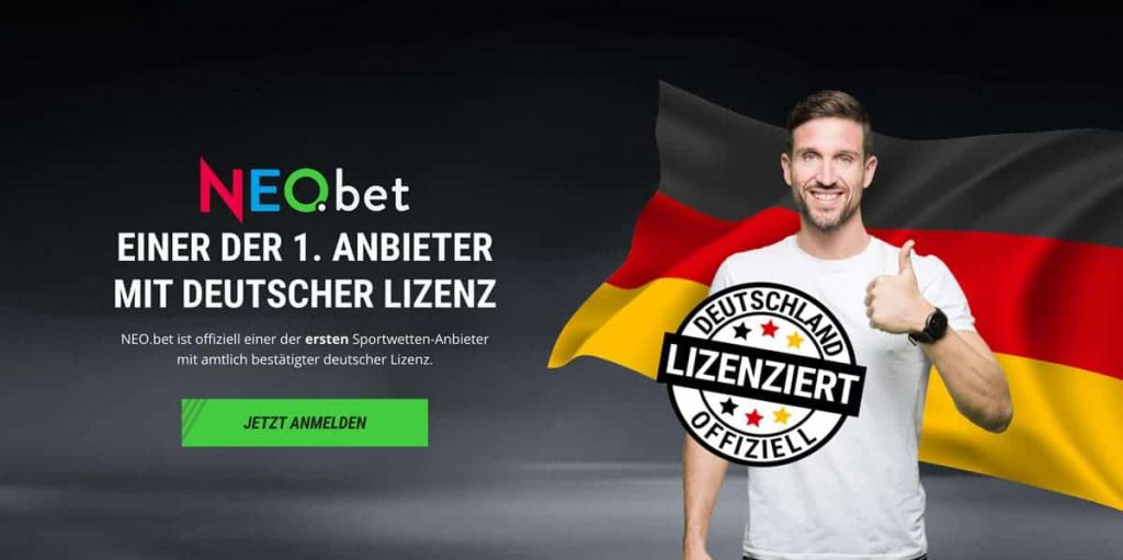NEO.bet Banner – Sichere dir deinen Sportwetten Bonus und zahle bequem mit PayPal